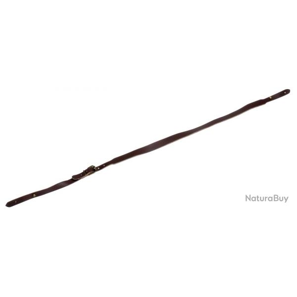 Bretelle plate croute larg 25 mm  boutons