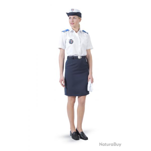 Ceintures Blanche adm femme manches courtes - 36