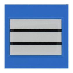 Grade velcro 5x5 plastifie relief chef de service 1ere classe