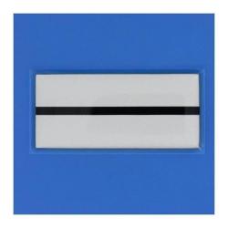 Grade velcro 5x5 plastifie relief chef de service 2 eme classe