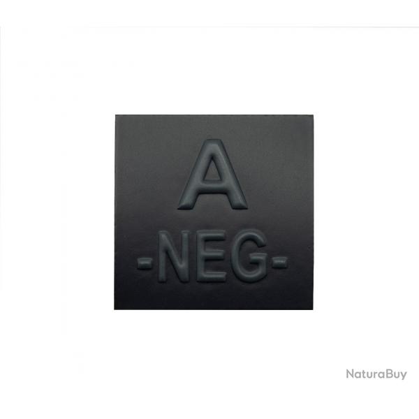 Grade velcro 5x5 basse visibilit - groupe sanguin A-