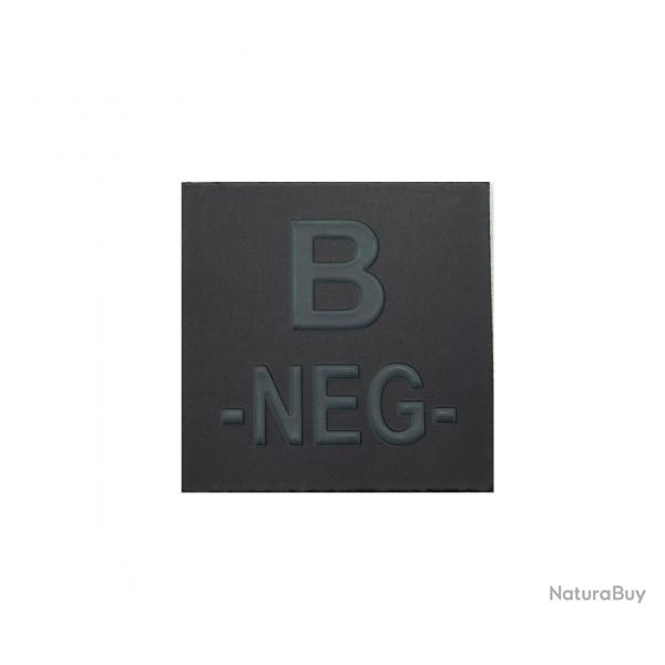 Grade velcro 5x5 basse visibilit - groupe sanguin B-