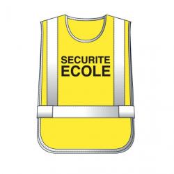 Chasuble Jaune haute visibilité sécurité école