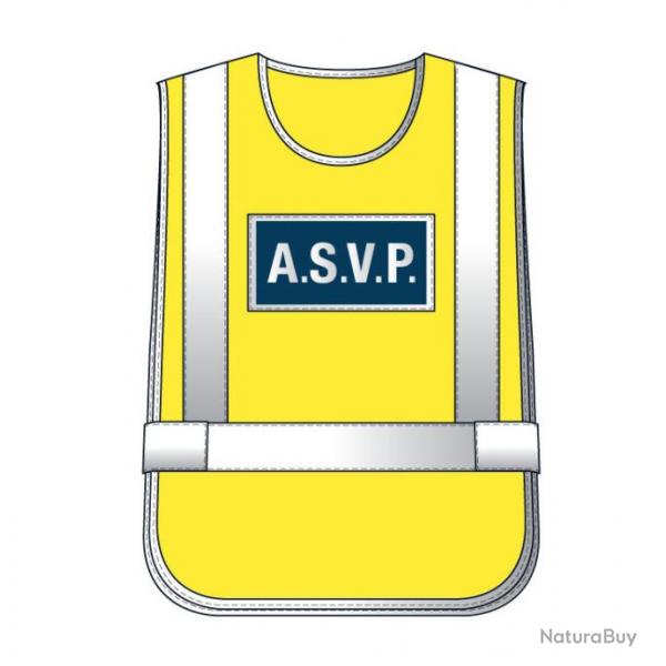 Chasuble Jaune haute visibilit A.S.V.P.