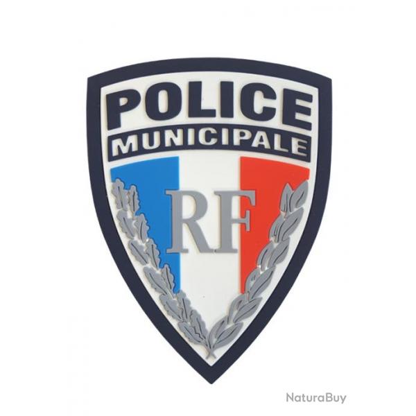 cusson gomme 3D sur velcro - Police Municipale RF
