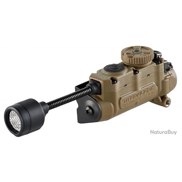Lampe de casque Streamlight Sidewinder Stalk - Clip de casque/Montage Rail ARC