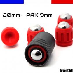 5 slugs 20mm Patriot pour PAK - Patriot - Bille 13,5mm - Rouge