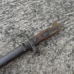 Couteau Poignard de Tranchée Baionnette Gras Modifiée Vendu en l'état