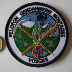 écusson militaire collection Vosges peloton gendarmerie montagne