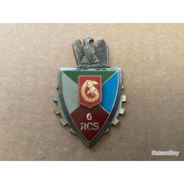 insigne mtallique du 6me Rgiment de Commandement et de Soutien (1984 - 1)