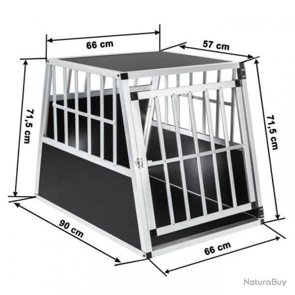 ACTI-Cage de transport pour chien simple dos inclin 66 x 90 x 69.5 cm / cage623