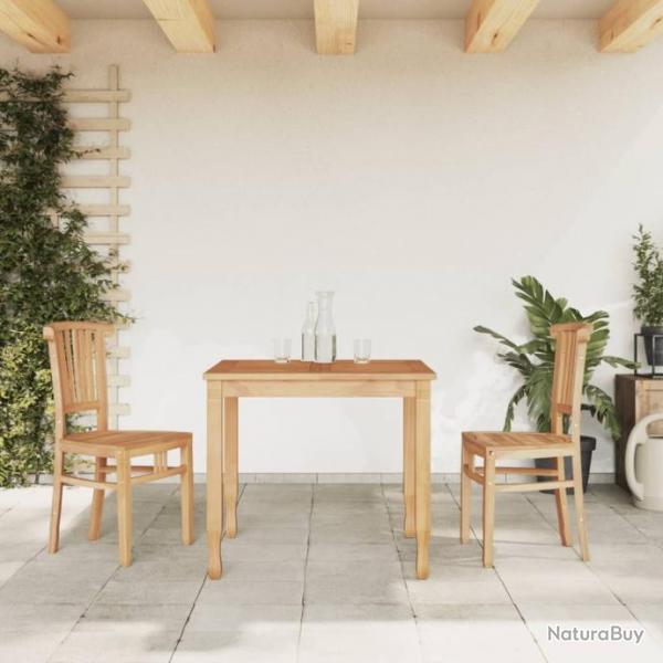 Ensemble  dner de jardin 3 pcs Bois de teck massif