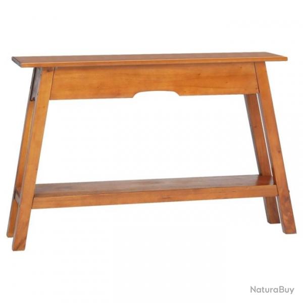 Table console 110x30x75 cm bois massif d'acajou