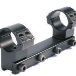 Colliers Match 30 mm sur montage monobloc pour rail 9-11mm - modèle HAUT - HAWKE