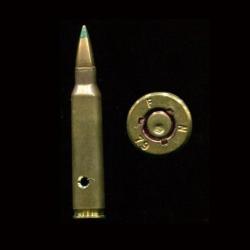 5.56 x 45 - 223 NATO - Belgique - balle SS109 - pointe verte - F N 79