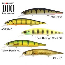 Leurre Jerkbait Duo 120 SP Realis Pike LTD 12cm GP See Through Chart Gill