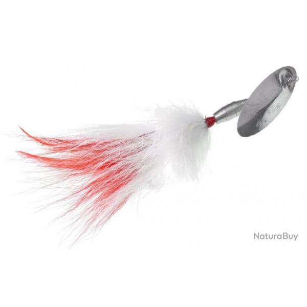 Cuiller Tournante Panther Martin Muskie MaraBuck 42,5g Silver White Red 26,7cm 42,5g