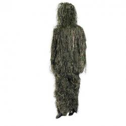 Ghillie Camouflage Vert 3D Tactique Militaire Costume Vêtements Veste pour la Chasse et Airsoft Neuf