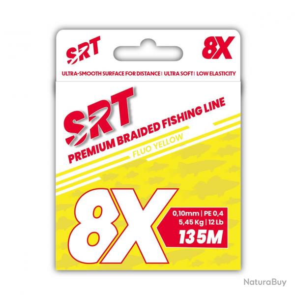 Tresse jaune 8 brins 135m Sert 20/100;11.36kg