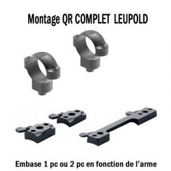 Montage complet QR LEUPOLD ( embases + rail weaver amovible) SAVAGE 110
