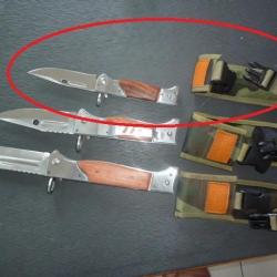 couteau pliant - Couteau de Poche Tactique Kandar AK47 - model C