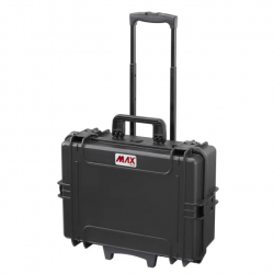 Valise étanche MAX505TR Case 50 x 35 x 19.4 cm + poignée télescopique Plastica Panaro - Noir