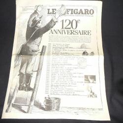 Journal le figaro 120ème anniversaire du 22 septembre 1986