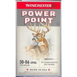 Munitions WINCHESTER power point 30-06 180gr 11.66g par 20