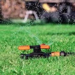 BLACK+DECKER Arroseur de pelouse Irrigation de jardin réglable 3 bras 360°