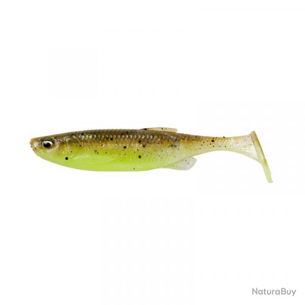 Fat minnow T-tail 7.5cm 5g Savage gear Green pearl Yellow