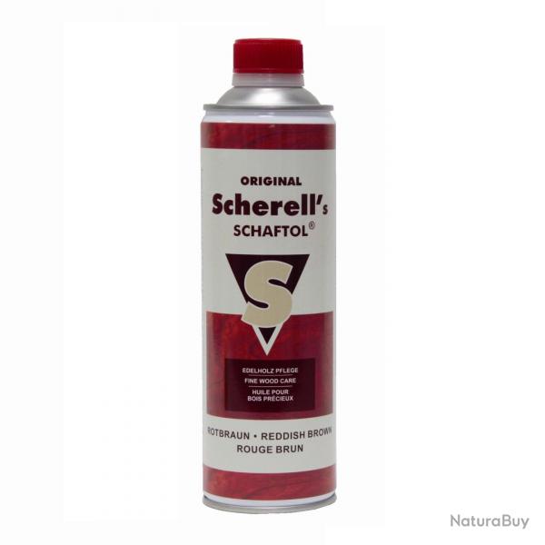 Bidon d'huile pour crosse Schaftll brun/rouge 500 ml