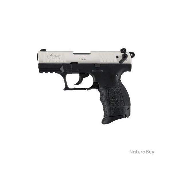 Pistolet P22Q  blanc et d'alarme 9mm Walther P22Q bicolore