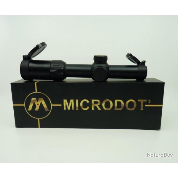 Lunette de tir MICRODOT 1-8x24 FFP MRAD illumin- EXCELLENT RAPPORT QUALITE/PRIX