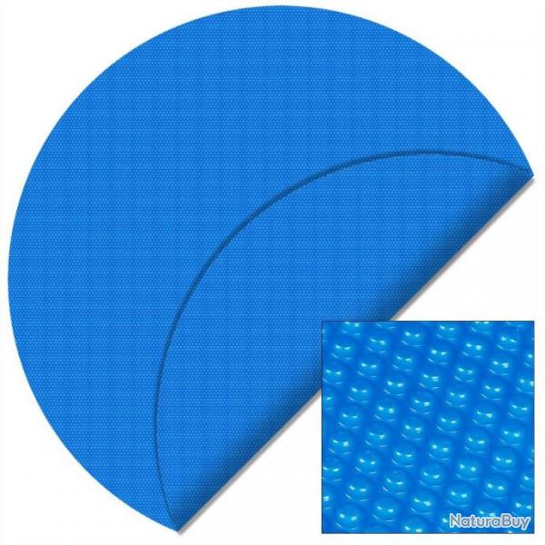 bche/ couverture de piscine ronde bleu  5 m  chauffage solaire bache60246