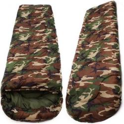 Sac de couchage camouflage 210x75cm robuste chaud confortable
