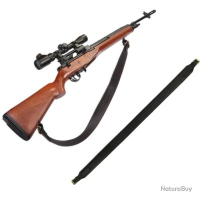 Tourbon Sangle Pour Fusil En Cuir Reglable Avec 2 Attaches