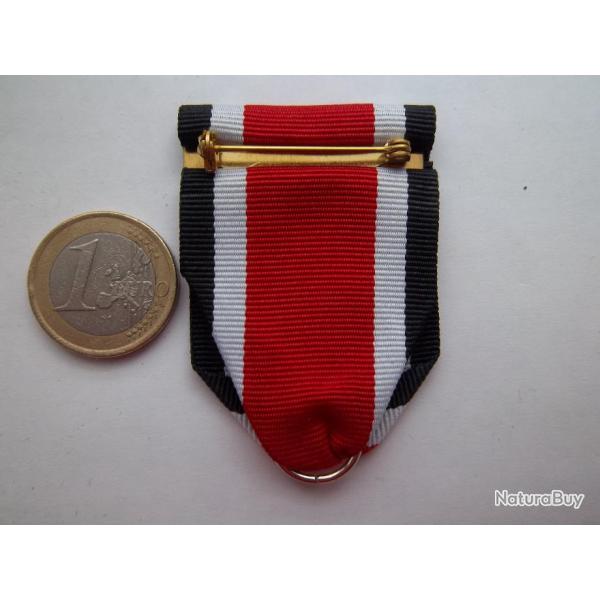 Ruban repro 2e Guerre Mondiale Croix de fer allemande 2e classe collection militaire