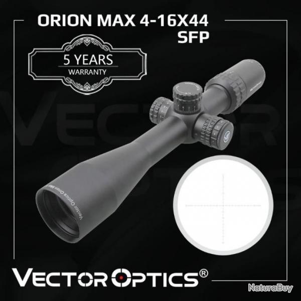 VECTOR OPTICS lunette de vise ORION 4-16X44 MAX paiement en 3 ou 4 fois - LIVRAISON GRATUITE !!