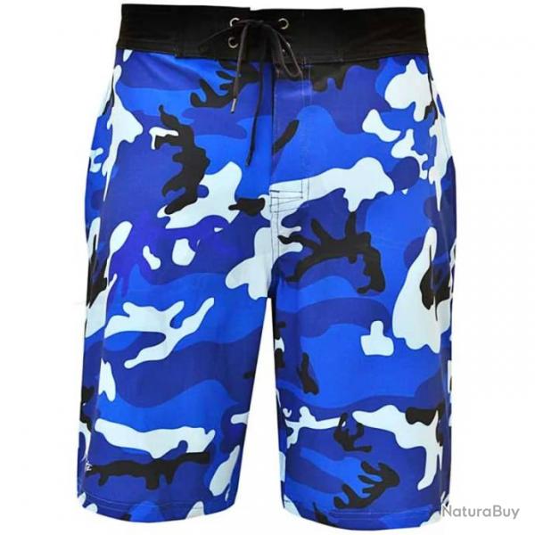 Boardshort Bob Marlin Camo Bleu M_32