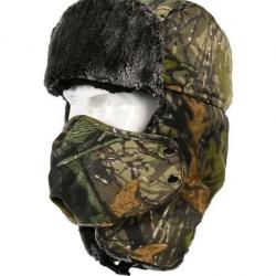 Cagoule polaire camouflage avec coupe vent amovible - Camouflage n°4