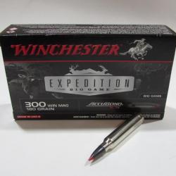 1 boite neuve de 20 cartouches calibre 300 winchetser Magnum, Winchester Accubond 180 grs