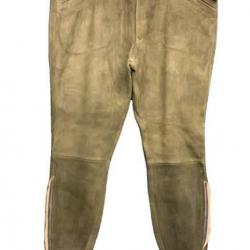 ARNOLD WEISS 122 Hirsch Samisch Fuseau Cuir Cerf Olive vert Taille 50 54 (NEUF) *Prix étiqueté: 799e