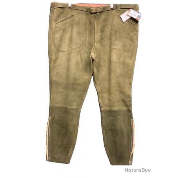 ARNOLD WEISS 122 Hirsch Samisch Fuseau Cuir Cerf Olive vert Taille 50 54 (NEUF) *Prix tiquet: 799e