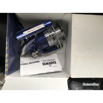 Moulinet De Pêche Daiwa 1300X Argent - Neuf Avec Petits Défauts, 3 Roulements, Ratio 4.4:1