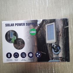 Panneau solaire pour caméra de chasse, pour recharger les piles de votre caméra.