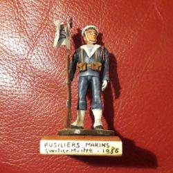 FUSILIER MARIN 1936 Quartier Maitre Figurine marine faite à la main JP LEMIRE