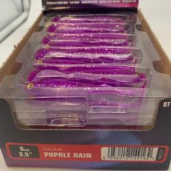 Leurre souple de pêche Slick shad Fox rage purple rain