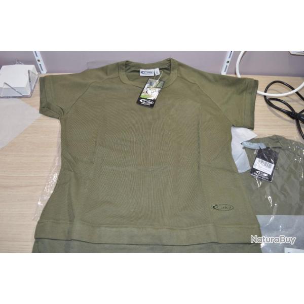 T-Shirt  Gelert Militaire Vert olive Surplus 14 Eur 42  randonne sortie nature opex