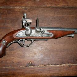 Reproduction pistolet à silex manufacture St. Etienne "pirate"