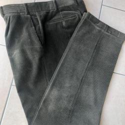 Pantalon de Velours Vert Olive Taille 46 / 48